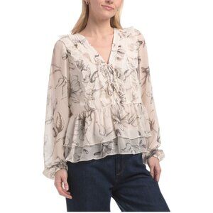 HAVER + BLAIR Print Yoryu Floral Sketch Top